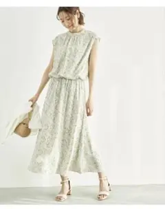 【新品未使用】夏服ROPE PICNIC 花柄ワンピース ミディ丈【値下げ】