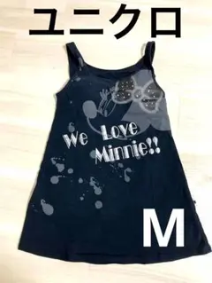 ユニクロ　ミニーマウス　タンクトップ　M