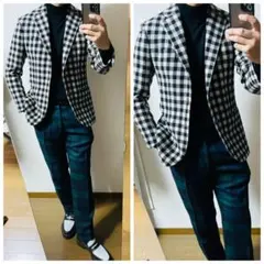 未使用 TAGLIATORE 春夏 ジャージージャケット 48 ダークグレー - メルカリ