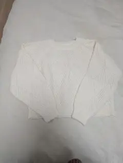 GRL ボリュームスリーブニットトップス［an1208]オフホワイト