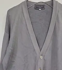 Christian Dior グレー カーディガン
