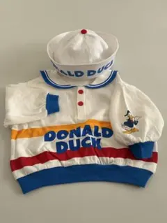 トレーナー 90cm 水兵帽54㎝ セット しまむら はるぴのママ ディズニー