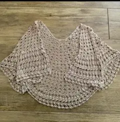 シップス　レースあみボレロ