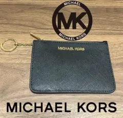 MICHAEL KORS ブラック コインケース　マイケルコース　財布