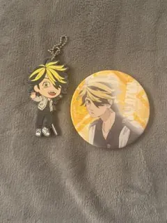 羽宮一虎 東京リベンジャーズ 缶バッジ ラバーキーホルダー