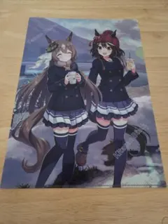 ウマ娘 クリアファイル セブンイレブン キタサンブラック サトノダイヤモンドのサムネイル
