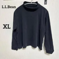 L.L.Bean 【XL】レディース　長袖トップス　タートルネック ブラック