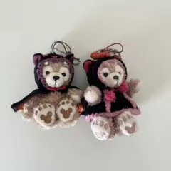 ダッフィーシェリーメイ ぬいぐるみストラップ キーホルダー ハロウィーン2013
