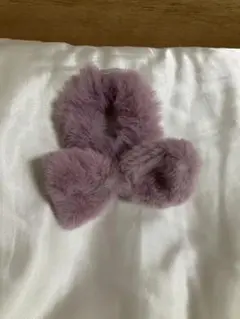 SARA ファーリボンシュシュ