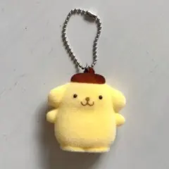 サンリオ ポムポムプリン フロッキー マスコット キーホルダー