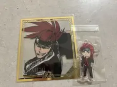 阿散井恋次　ミニクリア色紙　GiGoキーホルダー