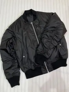 3L相当 極美品 ニューエラ MA-1 コート メンズ 黒 B1229 MA-1 NFL x Alpha Industries ラスベガス・レイダース ブラック