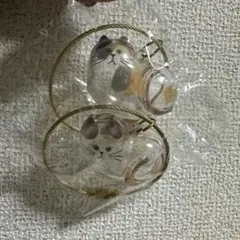 うちのこのけだまだま　けだまいれ　三毛猫　2個セット