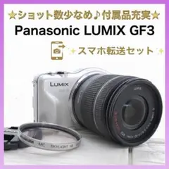 スマホ転送OK！シャッター数3115回！LUMIX GF3 レンズセット - メルカリ
