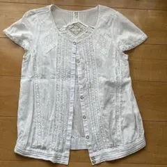 グローブ　半袖ブラウス　M
