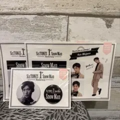 SixTONES 1st AnniversarySnow Man 缶バッジセット