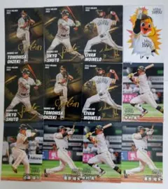 カルビー 福岡ソフトバンクホークス プロ野球チップスカード 11枚セット