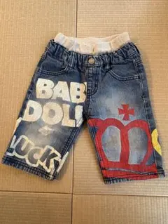 ベビードール キッズ ハーフパンツ デニム 120cm
