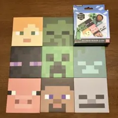 Minecraft キャラクターコースターセット