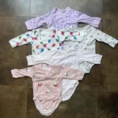 UNIQLO 長袖 ボディスーツ セット 60サイズ