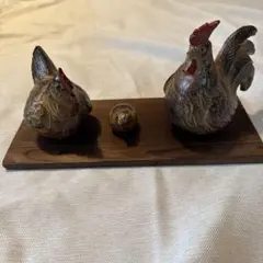 三枝惣太郎 鶏 鋳物 置物 金属工芸 高岡 鉄器置物 オブジェ 鳥 - メルカリ