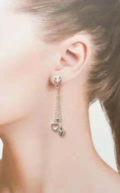 ハート✴︎チェーンピアス