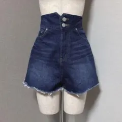 ムルーア ハイウエスト デニム ショートパンツ Sサイズ