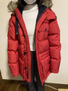 POLO RALPH LAUREN　ファーダウンジャケット　赤のサムネイル