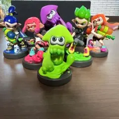 あつ森コラボ スプラトゥーンamiibo 限定カラー ガール ライムグリーン 