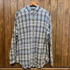 90s POLO ラルフローレン BLAKE ボタンダウンシャツ チェック L