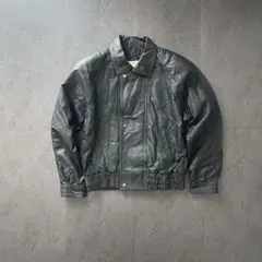 90s Adler 良シルエット 短丈 本革 レザージャケット レザーブルゾン
