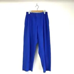 HOMMEPLISSE ISSEYMIYAKE プリーツパンツ　ブルーのサムネイル