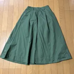 GLOBALWORK カーキロングスカート　M
