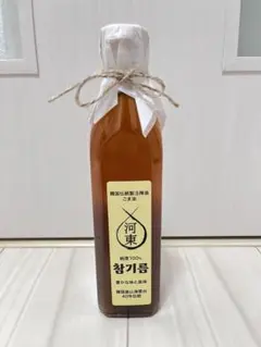 河東製油所　韓国伝統ゴマ油 濃口　300mlのサムネイル