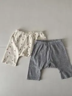 プティマイン petit main ベビーパンツ 2着セット