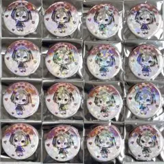 鏡音レン 缶バッジ ホログラム 地雷系 ミニキャラ ボーカロイド 16点