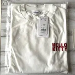 【新品】サンリオ❤️ ハローキティ　半袖　Tシャツ 大きめ　白　Hello レア