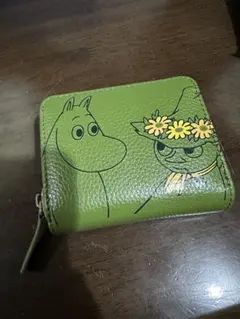 ムーミン　牛革　ミニ財布