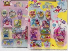 トイストーリー　クレヨンしんちゃん　ウォーターシール　2枚セット