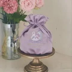 ちいかわ メゾンドフルール 巾着ポーチ Maison de FLEUR