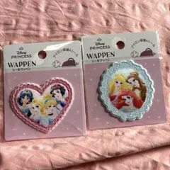 Disney ディズニー　プリンセス　アイロン　ワッペン　シール