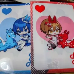 タイトーくじ初音ミク J賞クリアファイル＆ステッカーセットKAITO Meiko