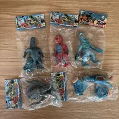 ブルマァク怪獣フィギュア 5体セット(ゴジラ、バルタン星人他)