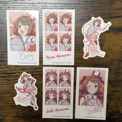 学園アイドルマスター メモリーカットステッカーIDphoto 花海咲季　花海佑芽