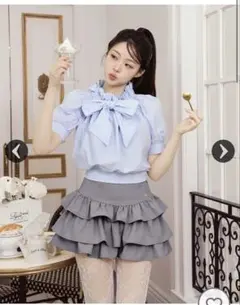 〚michell Macaron〛 Chouchou Frill Skirt♡