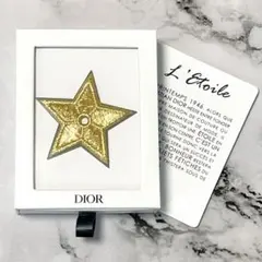 【未使用】 Dior ピンバッジ ゴールド 星 スター アクセサリー ワッペン
