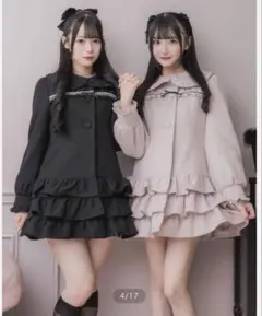 ピウム pium はしごレースティアードミニコート - メルカリ