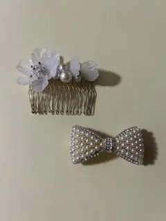 【美品】ヘアアクセ　2個セット