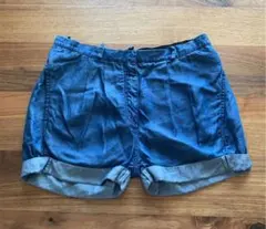 【美品】ACNEアクネ　ショートパンツ　デニムカラーのサムネイル