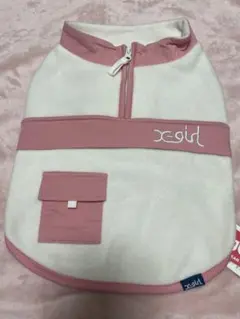 【犬服】新品 / FBSサイズ / X-girl ポケット付きフリースのサムネイル